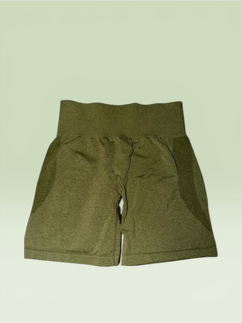 NVGTN Olive Green High-Rise Athletic Shorts